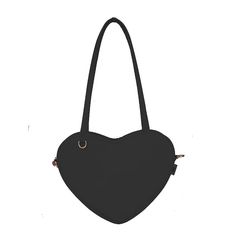 Lovely Large Size Heart-shaped Shoulder Bag - cosfun Kawaii Swimsuit, Anime Lingerie, Aesthetic Dark Academia, Color Heart, Cottagecore Fashion, Lingerie Bag, Contact Lenses Colored, Princess Style, Shoulder Messenger Bag