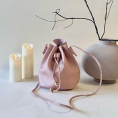 Really Cute, Never Used. Like New! Forever 21 Bags, Leather Bucket Bag, Leather Bucket, Pale Pink, Bucket Bag, Forever 21, Faux Leather, Bag Lady, Like New