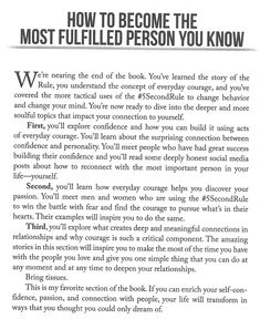 an article about how to become the most filled person you know