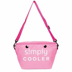 Simply Southern : Mini Simply Tote Cooler in Pink - Annie's Hallmark & Gretchen's Hallmark, Sister Stores Pink Beach Bag, Tote Insert, Gift Stores, Cooler Lunch Bag, Bag Insert, Girl Trends, Retro Brand, Pink Beach, We Are Family