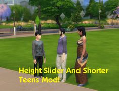 Sims 4 Height Slider Mods: How to Change Your Sim's Height — SNOOTYSIMS Sims 4 Height Slider, How To Make Sliders, Sims 4 Seasons, Skin Details, Teen Shorts, Sims 4 Teen, New Mods, Best Sims, Body Proportions