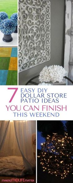 the top 7 easy diy dollar store patio ideas you can finish this weekend