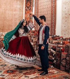 Couples Attire, Dp Couple, Afghani Dresses, Hear Style, Afghani Dress