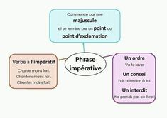 a diagram with different types of phrases in french, english and latin writing on it