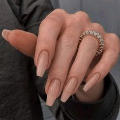 Noticeable Sparkly Nail Designs Ideas 2023||Nails Ideas 2023 Beige Coffin Nails, Ongles Beiges, Classy Acrylic Nails, Acrylic Nails Coffin Short, Nature Tattoos