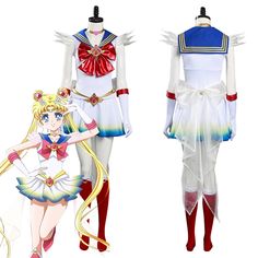 Sailor Moon Eternal Tsukino Usagi Dress Outfits Halloween Carnival Cos – New Cosplaysky Sailor Moon Halloween, Sailor Moons, Sailor Moon Costume, Moon Character, Sailor Moon Outfit, Suit Cosplay, Minako Aino, Sailor Moon Cosplay