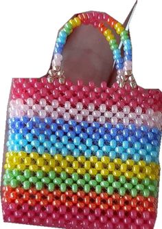 Elegant Multicolor Square Beaded Shoulder Bag, Elegant Multicolor Beaded Square Shoulder Bag, Multicolor Rectangular Bag With Pearl Handle, Multicolor Beaded Handheld Shoulder Bag, Multicolor Square Beaded Bag, Multicolor Beaded Pouch Bag, Multicolor Rectangular Bag With Colorful Beads, Multicolor Rectangular Shoulder Bag With Colorful Beads, Multicolor Beaded Bags For Gifts