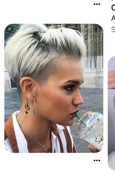 Messy Pixie Haircut, Short Textured Hair, Stylish Short Haircuts, Pixie Haircut For Thick Hair, Short Hairstyles For Thick Hair, Penteado Cabelo Curto, Short Pixie Haircuts, Short Pixie Cut, Undercut Hairstyles