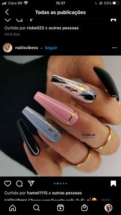 Coffin Shaped Nails Designs, Simple And Cute Nails, Nails Ideas For Summer, Summer Nails 2023 Color Trends, Cute Nails Ideas, Nails 2023 Color Trends, 2023 Color Trends, Summer Nails Coffin