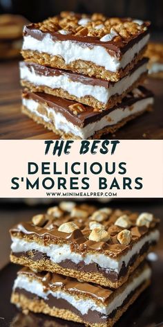 the best delicious s'mores bars