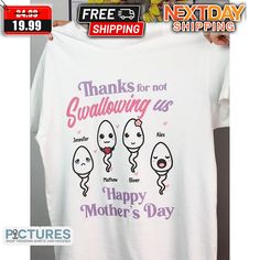 Funny White T-shirt For Father's Day, Funny White T-shirt With Custom Print, Funny White Sublimation T-shirt With Graphic Print, Funny White Custom Print T-shirt, White Graphic T-shirt For Father's Day, Funny Mother's Day T-shirt With Screen Print, White T-shirt With Custom Print For Mother's Day, Funny Mother's Day Screen Print T-shirt, Funny Screen Print T-shirt For Mother's Day