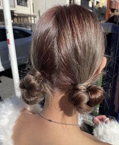 Hair Updo Aesthetic, Two Ponytail Hairstyles, Work Hairstyles, Dream Hair, Ponytail Hairstyles