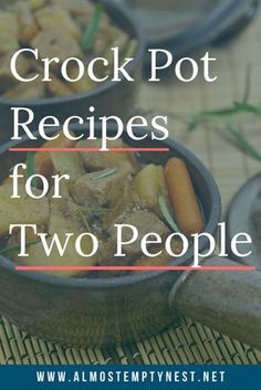 crock pot recipes for two people