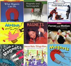 there are many books about magnets on this page, including science and math skills