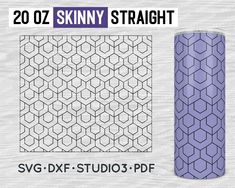 Hexagon Tumbler Pattern SVG, 20 oz Skinny Tumbler Template, Geometric Tumbler Wrap File, Hexagonal Tumbler Template for Cricut Cut File DXF , Svg files for Cricut, Silhouette Cameo or Other Cutting Machine. Skinny Tumbler svg cut file for you to create your own design. A pre-sized digital download for 20oz Skinny Tumbler. No physical items will be shipped. THIS IS A DIGITAL ITEM Ready to download on your computer once your payment is confirmed. No waiting, no shipping fees. After checkout Etsy w Geometric Tumbler, Tumbler Pattern, Stencil Logo, Tumbler Svg, Pattern Svg, Vinyl Tumblers, Tumbler Template, Tumbler Decal, Cricut Craft Room