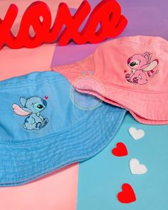 One for you and one to share💗💙 Cotton & polyester Lightweight 3 inches high Two sizes available fitted S/M L/XL Hats will come blank in the back please add our add on listing to customize with your initials/date⬇️ https://www.etsy.com/listing/1145989154/add-on-dateinitial?ref=shop_home_active_14&frs=1&crt=1 If you would like ears ⬇️ https://www.etsy.com/listing/1160242287/add-on-ears?ref=shop_home_active_2&frs=1&crt=1 Cute Cotton Bucket Hat, Cute Adjustable Brimmed Bucket Hat, Cute Adjustable Bucket Hat, Cute Blue Bucket Hat, Cute Bucket Hat With Curved Brim, Adjustable Cotton Bucket Hat One Size, Cute Pink Adjustable Bucket Hat, Cute Adjustable Pink Bucket Hat, Adjustable Cute Cotton Bucket Hat