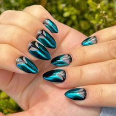 these are queen nails 👑 betta watch what ya say because the attitude these claws unlock is ⚡️ electric ⚡️ • 𝘀𝗲𝗿𝘃𝗶𝗰𝗲: gel-x nail extensions + maxi art 𝗴𝗲𝗹 𝗽𝗼𝗹𝗶𝘀𝗵: @beetlesgelpolish 𝗻𝗮𝗶𝗹 𝗲𝘅𝘁𝗲𝗻𝘀𝗶𝗼𝗻𝘀: @apresnailofficial Queen Nails, Aquamarine, Queen