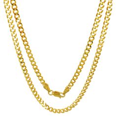 PRICES MAY VARY. ◆Composition: Made from 100% genuine 14 karat gold—never gold plated, gold filled, or gold over sterling silver. This item features a 14k certification stamp, ensuring its authenticity and exceptional quality. ◆Tarnish Resistance: This 14k gold chain is designed to resist tarnishing and changing color, ensuring it remains pristine over time. It won't cause skin discoloration and can be worn in various environments, including the shower, while swimming, and during workouts. Its d Gold Necklace For Men, Real Gold Necklace, Gold Necklace For Women, Real Gold Chains, Gold Cuban Link Chain, Buying Gold, Gold Chains For Men, Yellow Gold Necklace, Skin Discoloration