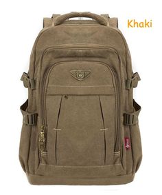 Origin: CN(Origin)Main Material: CanvasLining Material: PolyesterBackpacks Type: SoftbackInterior: Cell Phone PocketHandle/Strap Type: Soft HandleExterior: NONEDecoration: NONEClosure Type: zipperTechnics: JacquardCapacity: 20-35 LitreItem Type: BackpacksCarrying System: Arcuate Shoulder StrapGender: MENRain Cover: NoModel Number: A9116-1Style: FashionPattern Type: SolidItem Type: BackpacksName: AerlisColors: Black Khaki Army greenis_customized: YesStyle: Sport Mens Backpack Fashion, New Zealand Auckland, School Bag College, Black Russian, Women Backpack Travel, Laptop Travel, Sports Bags, Backpack Free, Vintage College