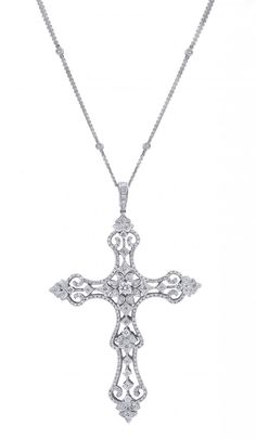 A cross is a personal symbol of inspiration. Our 18K White Gold Brilliant Cut Diamond Necklace is designed with precious 18K white gold and round brilliant cut Diamonds to add a touch of sparkle. Each cross we feature makes a statement all its own. Personal Symbol, Diamond Cross Necklace, Diamond Cross Necklaces, Diamond Cross, Round Brilliant Cut Diamond, Brilliant Cut Diamond, Round Brilliant, Cross Necklace, Diamond Necklace