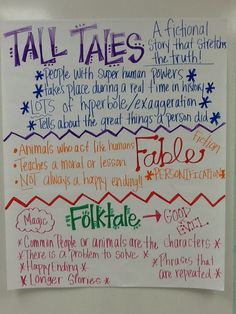 a white board with writing on it that says tail - tales and other things in different languages