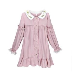 J-Fashion $10 OFF OVER $ 60 (CODE: D10)    J-Fashion $20 OFF OVER $100 (CODE: D20)     Description   Size Chart       Note: Pls check item size chart and delivery date before ordering.       Includes:    ・Dress.    Product ID:    ・J40313.    Materials:    ・Polyester,cotton.     HOW TO ORDER THE CORRECT SIZE FROM COSFUN:  1) Our costumes are made in a variety of different materials with specialized stitching and parts, so your usual size will not apply here.      2) For different product types , Embroidery Doll, Smocking Dress, Vintage Pink Dress, Vestidos Color Rosa, Japanese Harajuku, Japanese Dress, J Fashion, Lace Embroidery, Lolita Dress