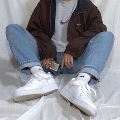 Aesthetic & Cute Outfits on Instagram: “Tag a boy that should dress like this🐋 ~ (follow @peachyaest for more🍑) Credit: all pics by @maaki_dayoyoyo” Indie Outfits Men, Aesthetic Boys, 90s Outfit, Streetwear Men Outfits, Edgy Outfits