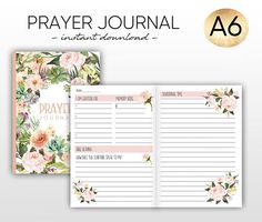 Prayer journal, bible study, christian planner, christian journal, scripture journal A6 prayer journal Midori prayer A6 christian warbinder Journal Scripture, Prayer Journal Template, Prayer Notebook, Journal Bible Study, Planner Free Printable, Christian Journal, Scripture Journal, Printable Prayers, Christian Planner