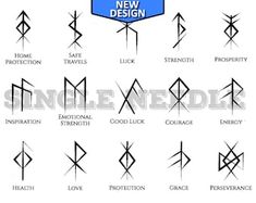 an image of the different types of new design symbols and their meanings in various languages