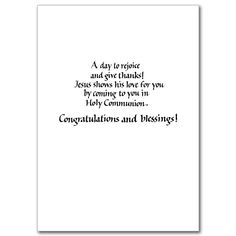 a card with the words congratulations and blessing