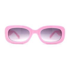 Both girly fun pop color and trendy sophisticated minimal mod fashion shade, these shades will bring out your girls maximum cuteness! Super cute narrow rectangular style frame will give a mature chic look. These will be a perfect addition to your little girls summer outfit. 100% UV400 polycarbonate lenses will give you maximum vision protection with trendy style. (b567) Size: 5" (122mm) x 1 9/16" (39mm).  Color: Pink.  Gender: female.  Age Group: infant. Plastic Fashion, Flower Sunglasses, Sunglasses Pink, Pop Color, Round Frame Sunglasses, Kids Glasses, Plastic Sunglasses, Heart Shaped Sunglasses, Rounded Rectangle