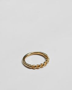 This soft and sumptuous gold ring was formed by twisting two strands of pliable sculpting wax to and then molding the braid in to a perfect, organic band that you'll never want to take off.  Lovely alone or great in a stack.  Available in 10k or 14k gold, each piece is individually sculpted by hand in our studio and ca Glassine Envelopes, Twist Ring, Recycled Gold, Small Jewelry, Polish Jewelry, 10k Gold, Jewelry Care, Gold Ring, Molding