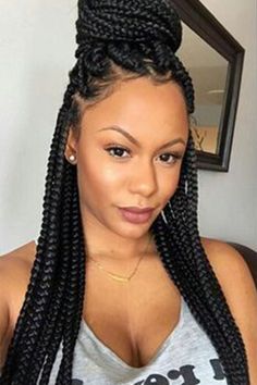 Medium Sized Box Braids, Single Braids Hairstyles, Blond Rose, Braids Pictures, Medium Box Braids, Big Box Braids, Blonde Box Braids, Twisted Hair, Crochet Box Braids