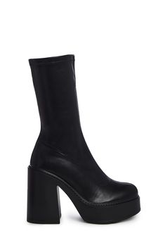 Free, fast shipping on Famed Desire Ankle Boots - Black at Dolls Kill, an online boutique for trendy women's shoes. Shop platform boots, stiletto heels, and more here. Shoe Ideas For Women, Platform Boots Heels, Shoes For School, Camo Shoes, Trendy Womens Shoes, Platform Heels Boots, Shoe Ideas, Gogo Boots, Leather Heeled Boots