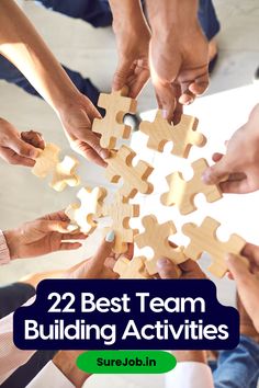 best team building activities Team Building Activities For Teams, Puzzle Team Building Activities, Work Activities Office Fun Team Building, Christian Team Building Activities, Team Building Activities For Coworkers Teamwork Fun, Teen Team Building Activities