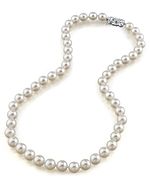 Exquisite Pearls | Fine Quality Cultured Pearl Jewelry| The Pearl Source Akoya Pearl Necklace, Pearl Strands Necklace, White Pearl Necklace, Necklace For Girlfriend, Cultured Pearl Necklace, Buy Necklace, White Necklace, White Jewelry, Pearl Strands