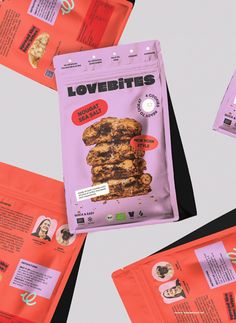 Modern food packaging design Modern Packaging Design, Cookies Branding, Modern Food, Food Logo Design