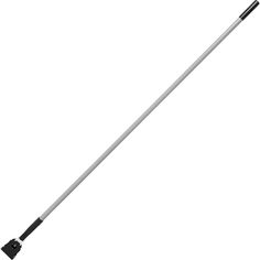 a black and white photo of a long pole on a white background with the handle extended