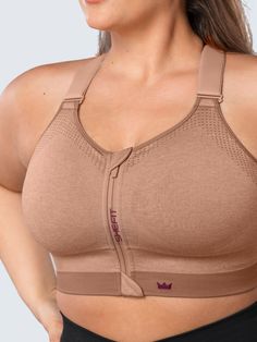 Size 1Luxe Fly Bra, Body Mapping, Front Zip Sports Bra, Body Map, Coverage Bras, Sweat It Out, Low Impact Workout, Sports Bras, Custom Fit