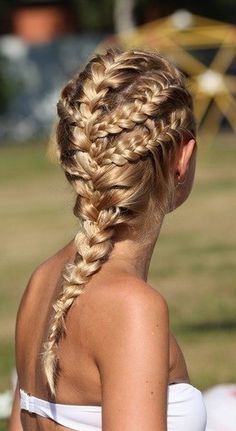 Braids for days Beach Braids, Sienna Miller, Gwyneth Paltrow, Charlize Theron, Heidi Klum, Hair Envy, Cara Delevingne, Love Hair