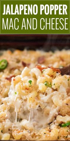 the recipe for jalapeno popper mac and cheese