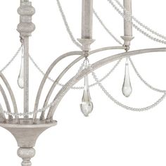 The French Parlor collection exemplifies a timeless elegance with classic draped crystal beads and large glass drops. The Vintage White finish adds an antique chic appeal. 9 Bulb Capacity 60 Watts per bulb Vintage White Finish Compatible with LED bulb(s) Hardwired light fixture Rated for a dry location Adjustable hanging height Cord length of 144 inches Wipe with a clean, dry cloth. Candelabra Chandeliers, White Chandelier, Elk Lighting, Candelabra Bulbs, Vintage Chandelier, Chandelier Ceiling Lights, Metal Lighting, Light Chandelier, Room Colors