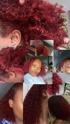 Magenta Red Hair Color On Black Women, Red Crimson Hair, Adore Red Hair Dye Black Women, Red Dyed Hair Black Women, Cherry Red Hair Black Women, Red Hair Dye Black Women, Red Hair Black Women Natural, Dark Red Natural Hair, Dark Red Hair Black Women