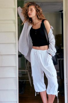 Summer Knit Mesh Cami Knit Mesh, Summer Knitting, Capri Pants, Capri, Mesh, Knitting, Outfit Inspo, Pants, Trousers