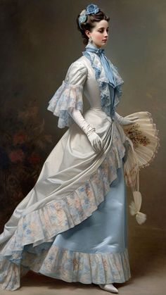 Victorian Portraits Woman, 1800s Fashion Women, 19th Century French Fashion, Traditional French Clothing, Late 1800s Fashion, Victorian Era Clothing, Late Victorian Fashion