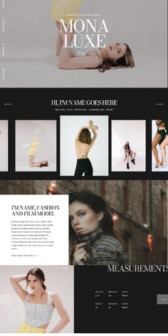 an image of a website design for fashion boutiques