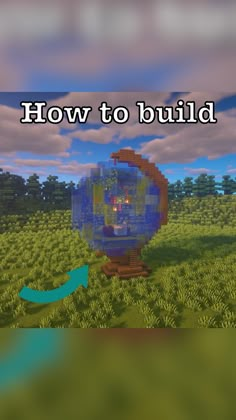 Minecraft Faeriecore, Minecraft Globe, Frog Enclosure Minecraft, Minecraft Space Fillers, Minecraft Axolotl Habitat, Things To Add To Your Minecraft World, Minecraft Mega Base Ideas, Minecraft Blueprint, Minecraft Portal