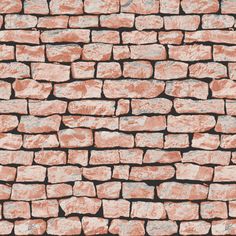 a brick wall made out of small bricks