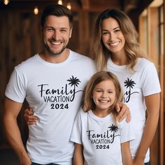 About our Family Vacation Shirts, Family Vacation 2024 T-shirt and Family Matching shirt. Gear up for unforgettable family vacations with our group holiday tees! Made from soft, breathable fabric, these shirts are perfect for capturing those special moments with your loved ones. With a variety of sizes and vibrant colors to choose from, our group tees are a stylish and comfortable way to unite your family in style while creating lasting memories together. Let the adventure begin with our family White Casual Shirt For Family Reunion, Relaxed Fit Short Sleeve T-shirt For Holiday, Family Matching Holiday T-shirt With Letter Print, Summer Family Custom Print Shirt, Father's Day Family Reunion T-shirt With Short Sleeves, Father's Day Family Reunion Short Sleeve T-shirt, Family Summer Short Sleeve Shirt, Matching Family Tops For Summer, White Crew Neck T-shirt For Family Outings