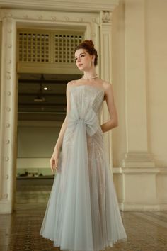 Faye Strapless Bow Tulle Ankle Length Dress - MEAN BLVD Mean Blvd, Ankle Length Dress, Stunning Dresses, Bow Detail, Online Fashion, Ankle Length, Latest Fashion Trends, Vietnam, Midi Dress